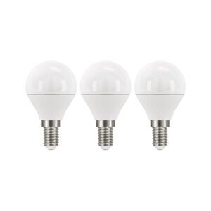 Sada 3 LED žárovek EMOS Classic Mini Globe Warm White, 6W E14