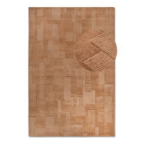 Hnědý ručně tkaný vlněný koberec 160x230 cm Wilhelmine – Villeroy&Boch