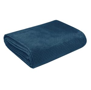 Přehoz na sedačku - pohovku - postel LOISA III. modrá 200x220 cm Mybesthome