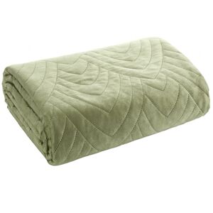 Přehoz na sedačku - pohovku - postel MARIKA světle zelená 200x220 cm Mybesthome