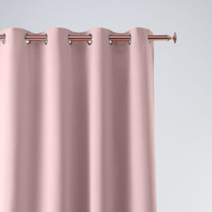 Dekorační závěs s kroužky CARMEN pudrová růžová 180x250 cm (cena za 1 kus) MyBestHome