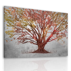 Obraz na plátně BROWN TREE různé rozměry Ludesign ludesign obrazy: 70x50 cm