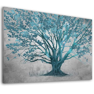 Obraz na plátně TURQUOISE TREE různé rozměry Ludesign ludesign obrazy: 70x50 cm