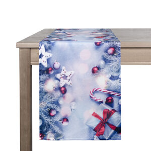 Vánoční ubrus - běhoun na stůl PHOTO DECOR motiv A 35x180 cm