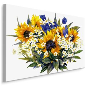 Plátno Kytice Ze Slunečnic A Tulipánů Varianta: 30x20