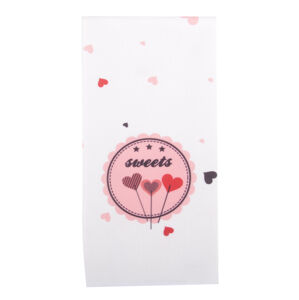Utěrka LOVE - SWEETS světle růžová mikrovlákno 38x63 cm,