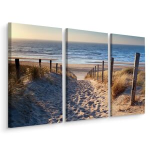 Vícedílné plátno Pláž Severního Moře 3D II. Varianta: 100x150