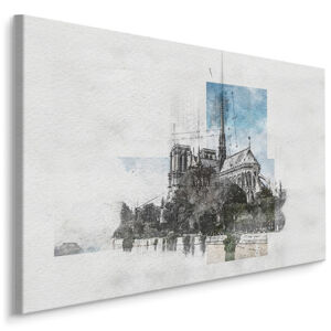 Plátno Katedrála Notre Dame, Paříž III. Varianta: 30x20