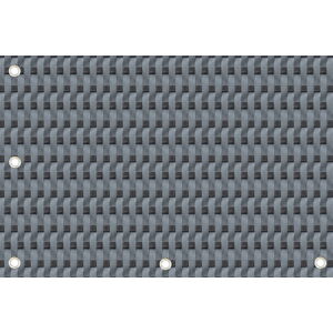 Balkonová ratanová zástěna s očky LATVIA, šedá/černá, výška 90 cm šířka různé rozměry 750 g/m2 MyBestHome Rozměr: 90x300 cm