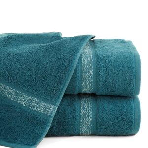 Bavlněný froté ručník s proužky ALEA 50x90 cm, tyrkysová, 500 gr Mybesthome