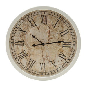 Nástěnné hodiny VENEZIA béžová Ø 40 cm Mybesthome