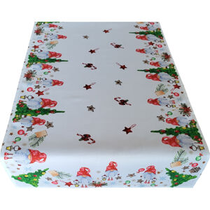 Vánoční ubrus - běhoun na stůl CHRISTMAS HELLO 40x140 cm Mybesthome