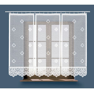 Panelová dekorační záclona na žabky SOFIA, bílá, šířka 60 cm výška 160 cm (cena za 1 kus panelu) MyBestHome SUPER CENA