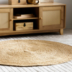 Jutový koberec - rohožka | ALANA | juta kulatý | Ø 115 cm | 846835 Homla