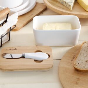 Miska na máslo | FINCAN | s nožem | 15x10x7cm | ALL 850771 Homla