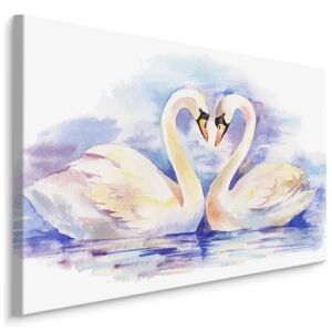 Plátno Milující Labutě 90x60 cm