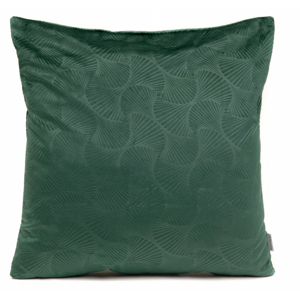 Dekorační polštář s výplní |KVET | zelený reliéf | 45x45 cm | 822990 Homla