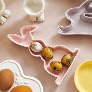 Velikonoční talířek | FLIP | růžový králík | 18 cm | ES23 845975 Homla