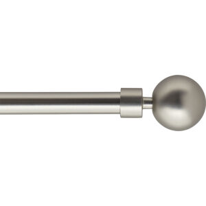 Kovová roztažitelná garnýž ARIANNE stříbrná 120-210 cm Ø 16 mm Mybesthome