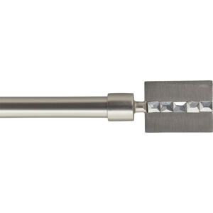 Kovová roztažitelná garnýž EXCELSIOR stříbrná 120-210 cm Ø 16 mm Mybesthome