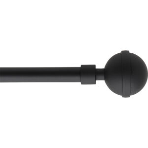 Kovová roztažitelná garnýž HIPSTER černá mat 120-210 cm Ø 16 mm Mybesthome