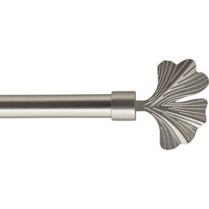 Kovová roztažitelná garnýž NIKKO stříbrná 120-210 cm Ø 19 mm Mybesthome