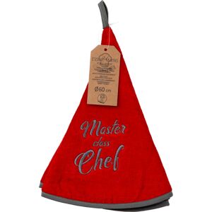 Kuchyňský ručník MASTER CHEF červená 100% bavlna Ø 60 cm MyBestHome