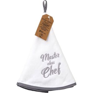 Kuchyňský ručník MASTER CHEF bílá 100% bavlna Ø 60 cm MyBestHome