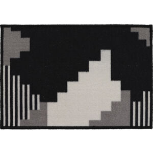Kuchyňský kobereček GEOMETRIK černá 40x60 cm - 50x80 cm Mybesthome Rozměr: 40x60 cm