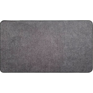 Kuchyňský velvet kobereček HEXAGONE tmavě šedá 45x60 cm - 45x80 cm Mybesthome Rozměr: 45x80 cm