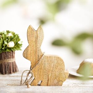 Velikonoční dekorace | MIDO | dřevěný králík malý | 19x25 cm | 879260 Homla