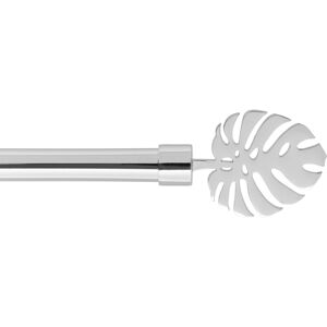 Kovová roztažitelná garnýž EXO VINTAGE stříbrná 120-210 cm Ø 19 mm Mybesthome