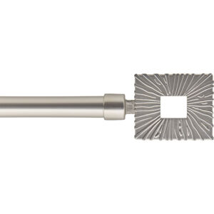 Kovová roztažitelná garnýž SOLAIRE stříbrná 120-210 cm Ø 19 mm Mybesthome