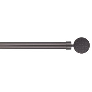 Kovová roztažitelná garnýž ONTARIO šedá 120-210 cm Ø 28 mm Mybesthome