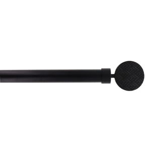 Kovová roztažitelná garnýž ONTARIO černá 120-210 cm Ø 28 mm Mybesthome