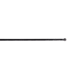 Vitrážová tyč - vitrážka 2 kusy PAOLO černá/stříbrná Ø 7 mm více velikostí Mybesthome Rozměr: 60-80 cm Cena je za 2 kusy