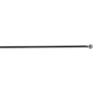 Vitrážová tyč - vitrážka 2 kusy PAOLO chromová Ø 7 mm více velikostí Mybesthome Rozměr: 40-60 cm Cena je za 2 kusy