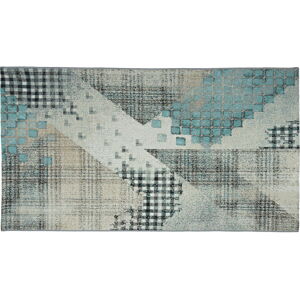Venkovní vzorovaný koberec PATCHWORK šedá 80x150 cm Multidecor