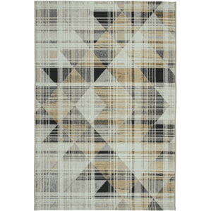 Venkovní vzorovaný koberec TROJKAT krémová 120x170 cm Multidecor