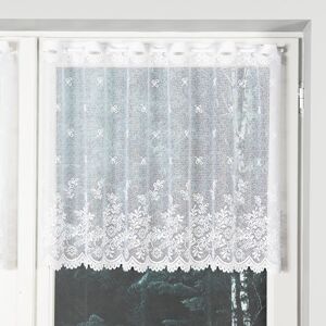 Dekorační metrážová vitrážová záclona KAROLINA bílá výška 60 cm MyBestHome Cena záclony je uvedena za běžný metr