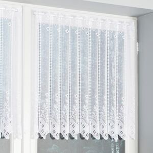 Dekorační metrážová vitrážová záclona EMILA bílá výška 70 cm MyBestHome Cena záclony je uvedena za běžný metr