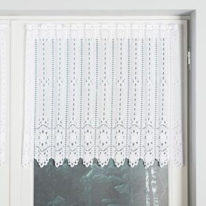 Dekorační metrážová vitrážová záclona VINCENT bílá výška 60 cm MyBestHome Cena záclony je uvedena za běžný metr