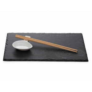 Sushi set | SUSHI | s držákem na hůlky | 30x18 cm | 893655 Homla