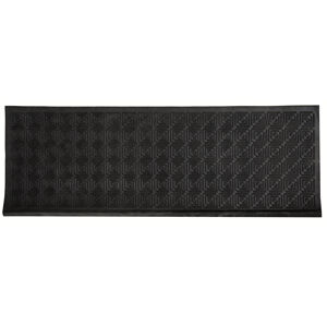 Gumová rohožka - předložka na schody CHESSBOARD černá 25x75 cm Mybesthome