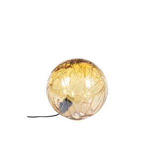 Stolní lampa ve zlaté barvě Dutchbone Lune, ø 39 cm