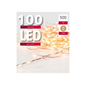SVENSKA LIVING Vánoční světelný řetěz 100 LED měděný 5m