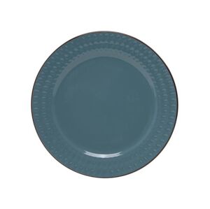 HIT Keramický jídelní talíř ROME 28cm modrý