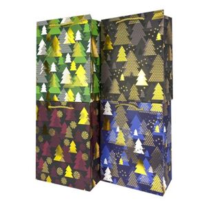 TORO Papírová dárková taška 23x18x10cm MIX vánoční stromek