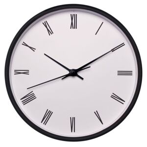 Nástěnné hodiny EASY bílá/černá Ø 25,5 cm Mybesthome
