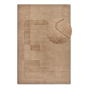 Béžový ručně tkaný vlněný koberec 190x280 cm Charlotte – Villeroy&Boch